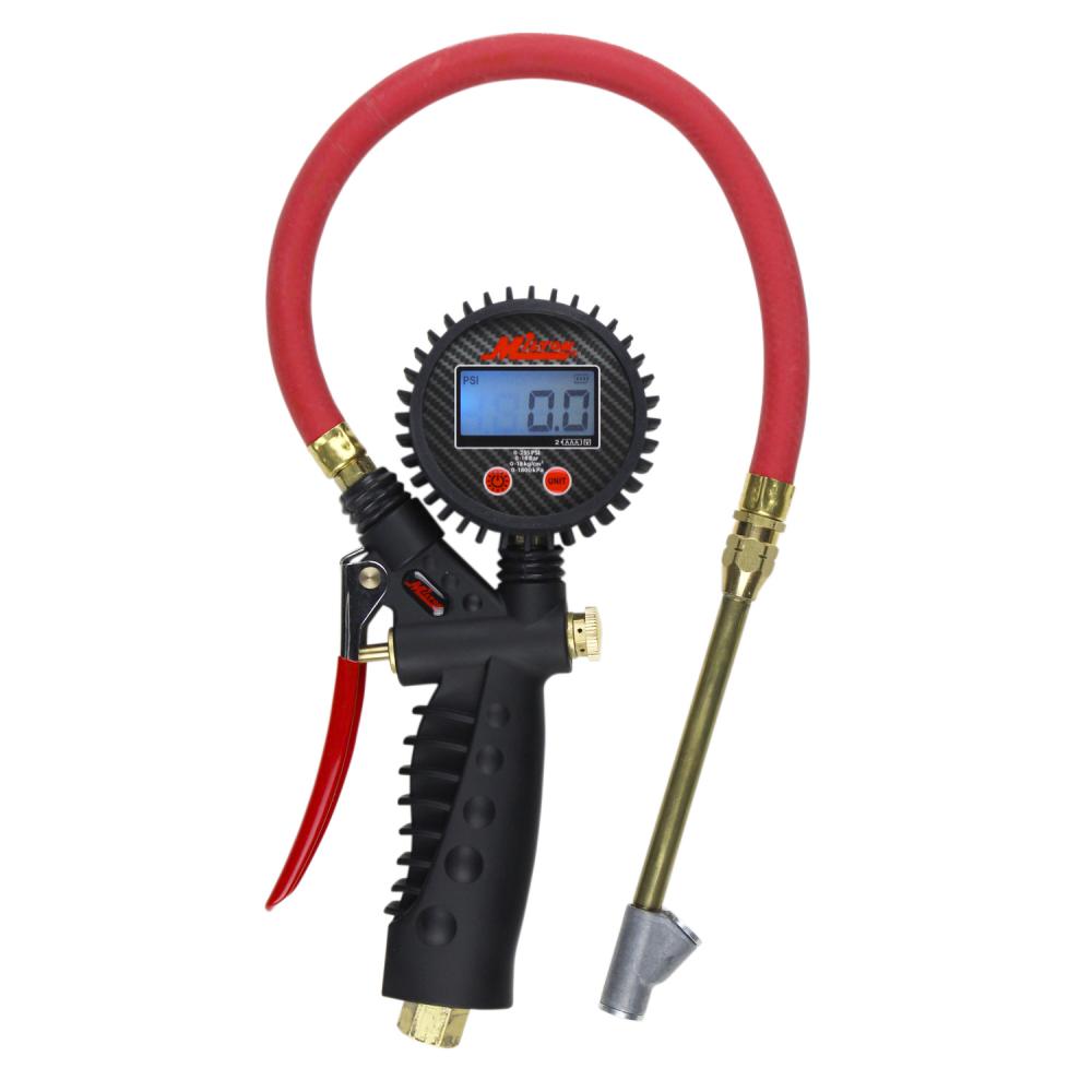 Pro Digital Pistol Grip Tire Inflator, Air Pressure Gauge, Straight Foot Lock-On Air Chuck, 15&#34; <span class=' ItemWarning' style='display:block;'>Item is usually in stock, but we&#39;ll be in touch if there&#39;s a problem<br /></span>