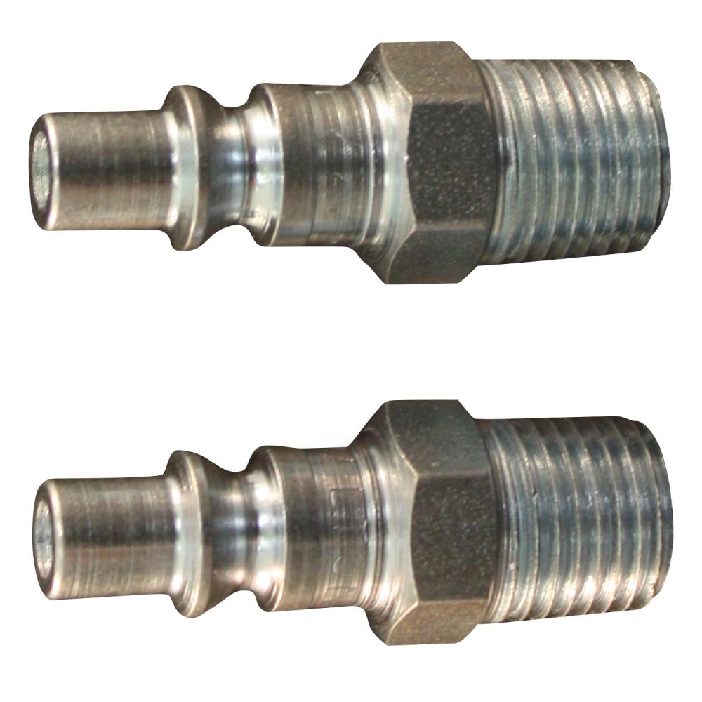 Milton Air Plug Steel A-Style Pneumatic Tool Fitting 1/4&#34; NPT Male, S-777 (Pack of 10)<span class=' ItemWarning' style='display:block;'>Item is usually in stock, but we&#39;ll be in touch if there&#39;s a problem<br /></span>