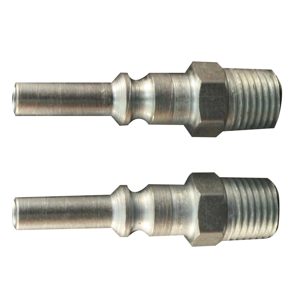 Milton Air Plug Fitting Steel L-Style 1/4&#34; MNPT for Quick and Reliable Pneumatic Connections - S<span class=' ItemWarning' style='display:block;'>Item is usually in stock, but we&#39;ll be in touch if there&#39;s a problem<br /></span>