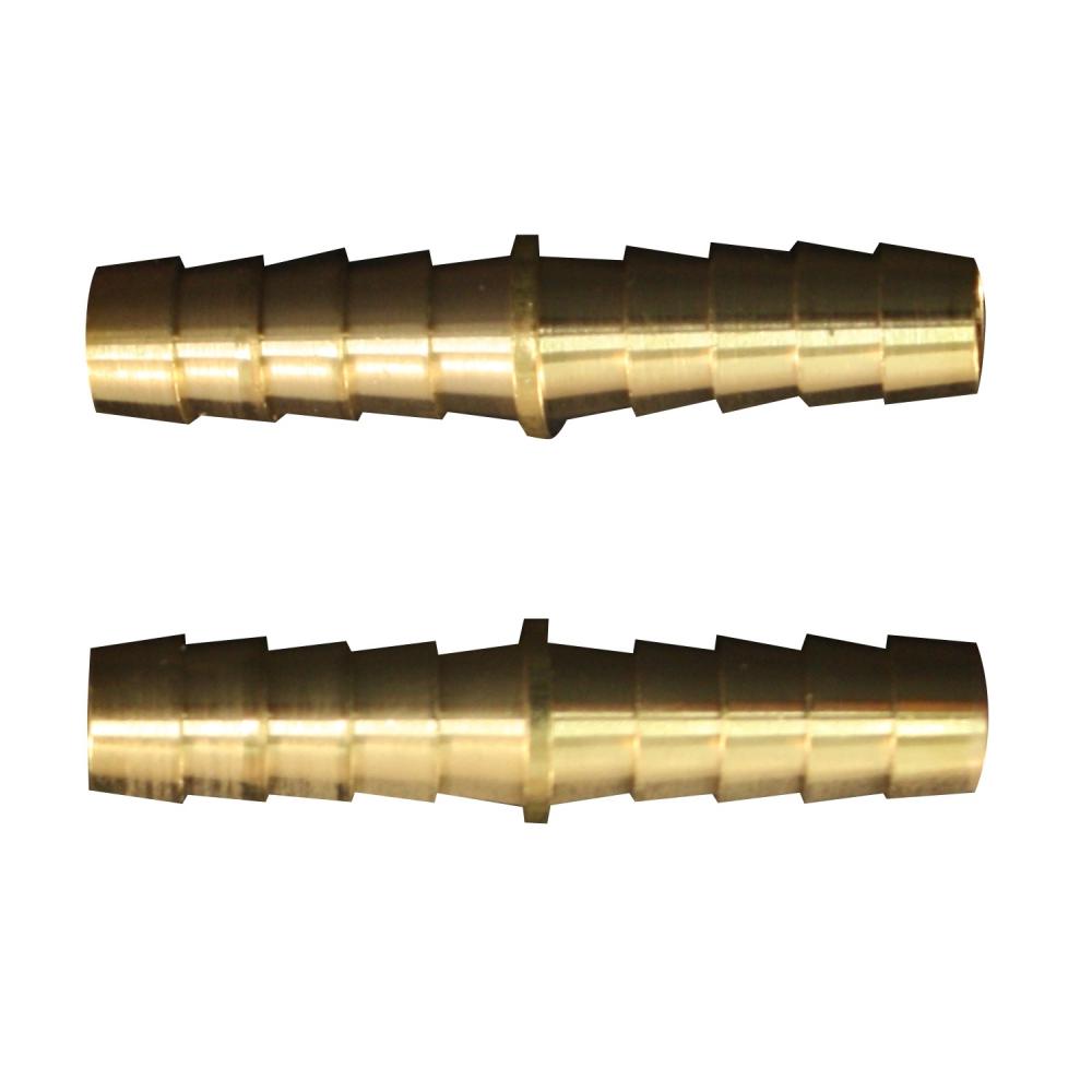 Milton Air Hose Mender Fitting, 3/8-in ID Hose Barb End Fitting, Straight Brass Barbed Air Hose Repa<span class=' ItemWarning' style='display:block;'>Item is usually in stock, but we&#39;ll be in touch if there&#39;s a problem<br /></span>