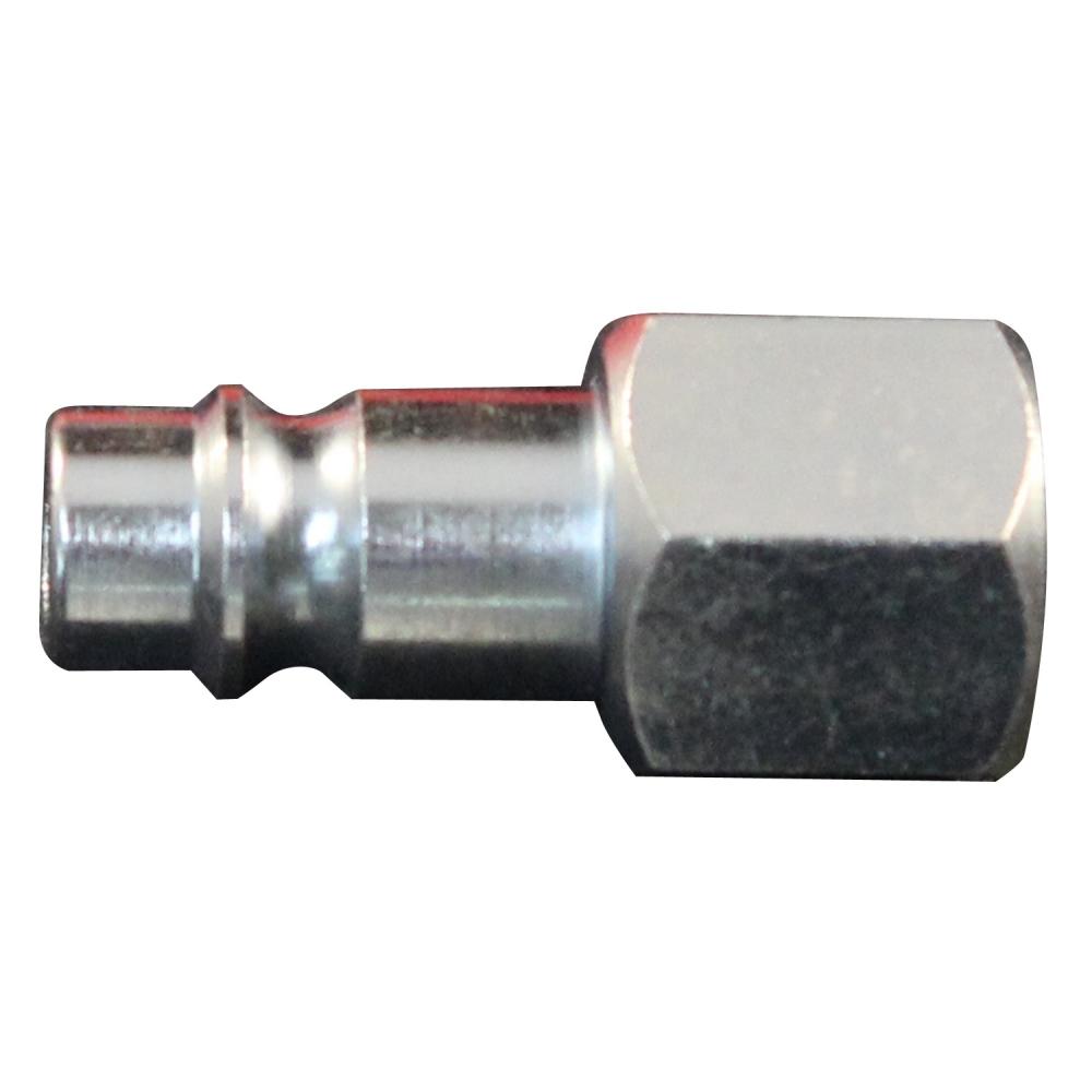 1/4&#34; FNPT HIGHFLOWPRO™ V-Style/European Interchange Steel Air Plug Fitting (High Volume Low Pres<span class=' ItemWarning' style='display:block;'>Item is usually in stock, but we&#39;ll be in touch if there&#39;s a problem<br /></span>