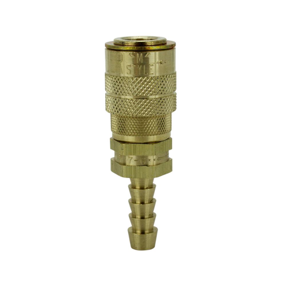 Milton Industrial Air Coupler Hose Barb Fitting, M-STYLE 3/8-in ID Hose Barb Fitting, 1/4-in basic f<span class=' ItemWarning' style='display:block;'>Item is usually in stock, but we&#39;ll be in touch if there&#39;s a problem<br /></span>