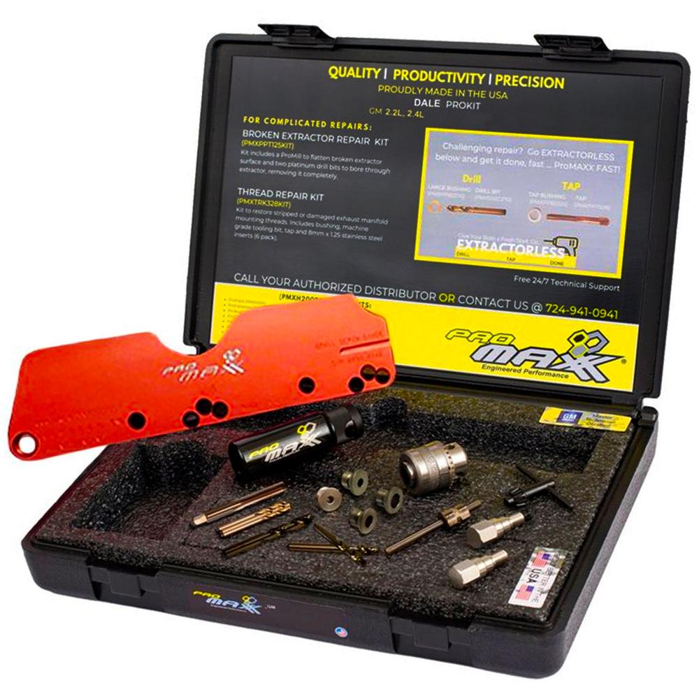 GM 2.2L, 2.4L Broken Exhaust Manifold Bolt Tool - Dale Pro Kit Plus<span class=' ItemWarning' style='display:block;'>Item is usually in stock, but we&#39;ll be in touch if there&#39;s a problem<br /></span>