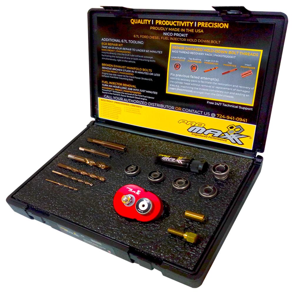 Ford 6.7L Diesel Fuel Injector Broken Bolt Tool Kit - Nico ProKit Plus<span class=' ItemWarning' style='display:block;'>Item is usually in stock, but we&#39;ll be in touch if there&#39;s a problem<br /></span>