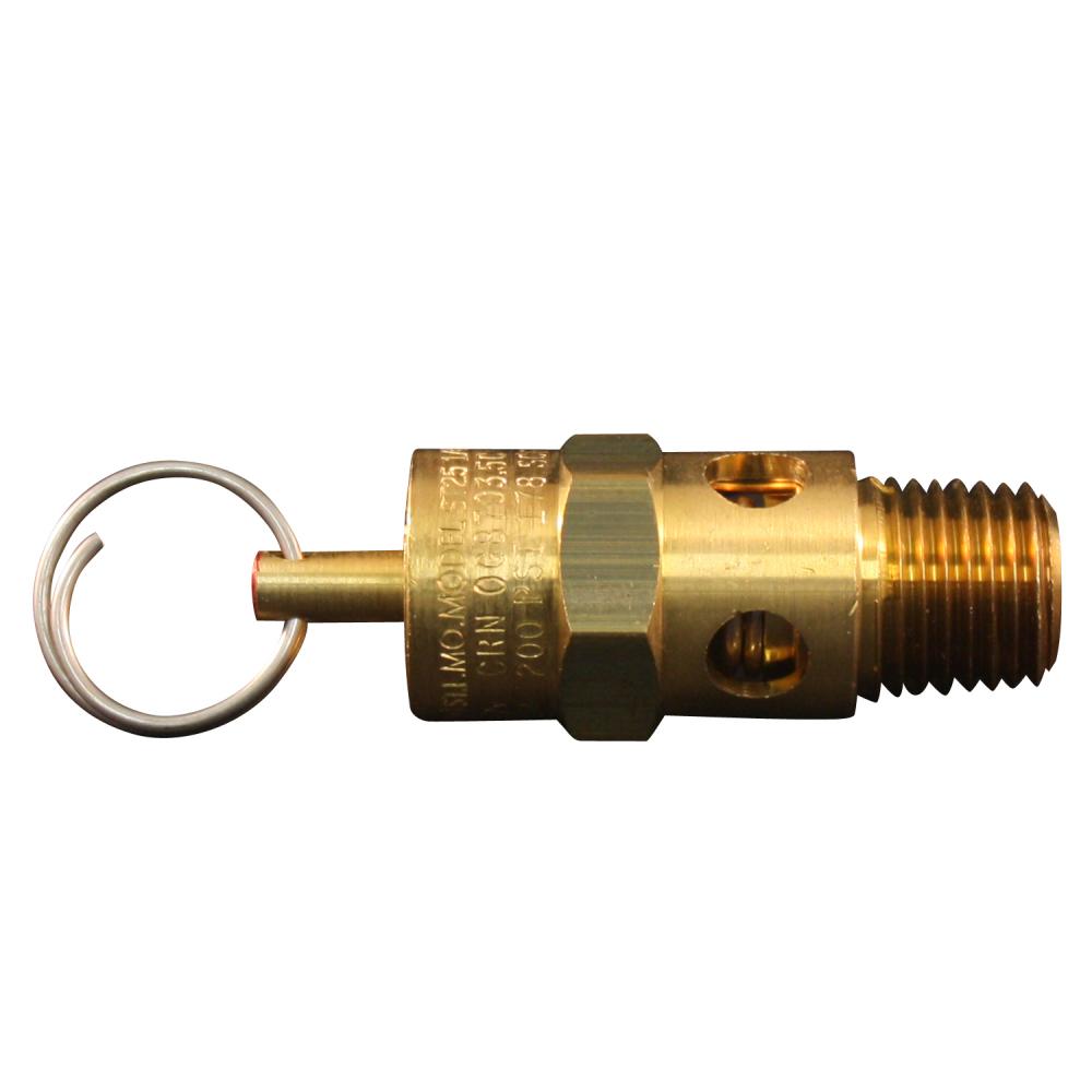 Milton® 1090-200 1/4&#34; MNPT ASME Safety Valve - 200 PSI Pop off Pressure<span class=' ItemWarning' style='display:block;'>Item is usually in stock, but we&#39;ll be in touch if there&#39;s a problem<br /></span>