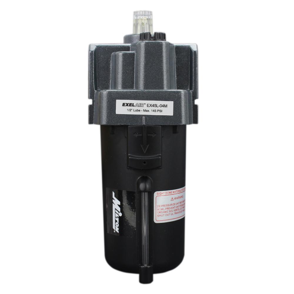 EXELAIR® FRL Air Lubricator, 1/2&#34; NPT, Metal Bowl<span class=' ItemWarning' style='display:block;'>Item is usually in stock, but we&#39;ll be in touch if there&#39;s a problem<br /></span>