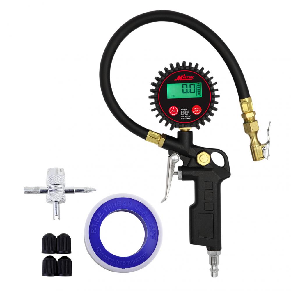 Milton® 507KIT Digital Tire Inflator with Pressure Gauge<span class='Notice ItemWarning' style='display:block;'>Item has been discontinued<br /></span>