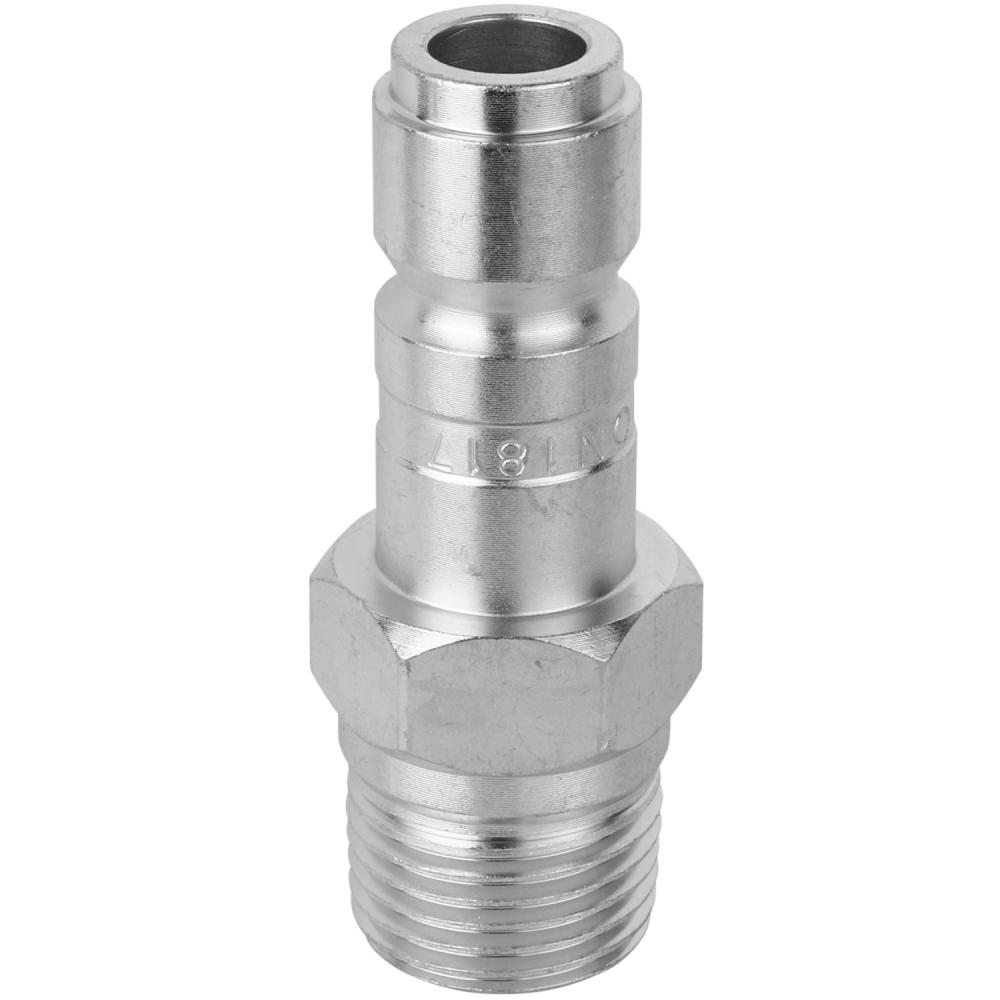 Milton Industrial Air Plug Tool Fitting, G-Style 1/2-in MNPT, 300 PSI/99 SCFM, High SCFM Air Compres<span class=' ItemWarning' style='display:block;'>Item is usually in stock, but we&#39;ll be in touch if there&#39;s a problem<br /></span>