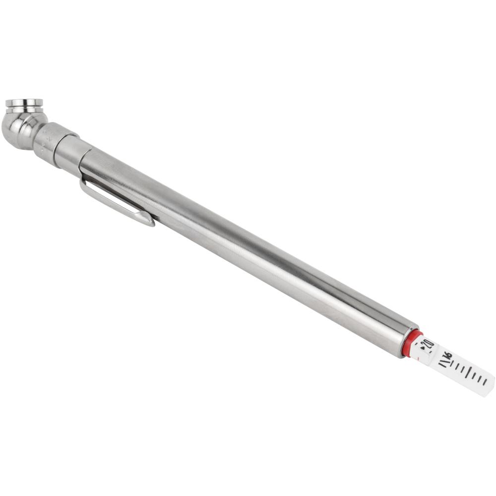 Milton Tire Pressure Gauge with Tire Tread Gauge, Single Ball-Head Air Chuck, Nickle-Plated Brass Pe<span class=' ItemWarning' style='display:block;'>Item is usually in stock, but we&#39;ll be in touch if there&#39;s a problem<br /></span>