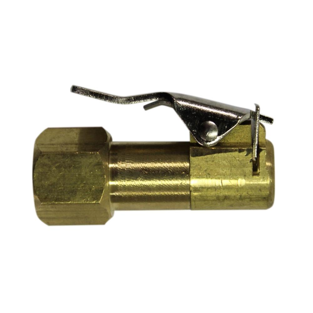 Milton Euro-Style Air Chuck, 1/4&#34; FNPT Closed Flow Straight Tire Lock-on Clip Air Chuck - Box of<span class=' ItemWarning' style='display:block;'>Item is usually in stock, but we&#39;ll be in touch if there&#39;s a problem<br /></span>