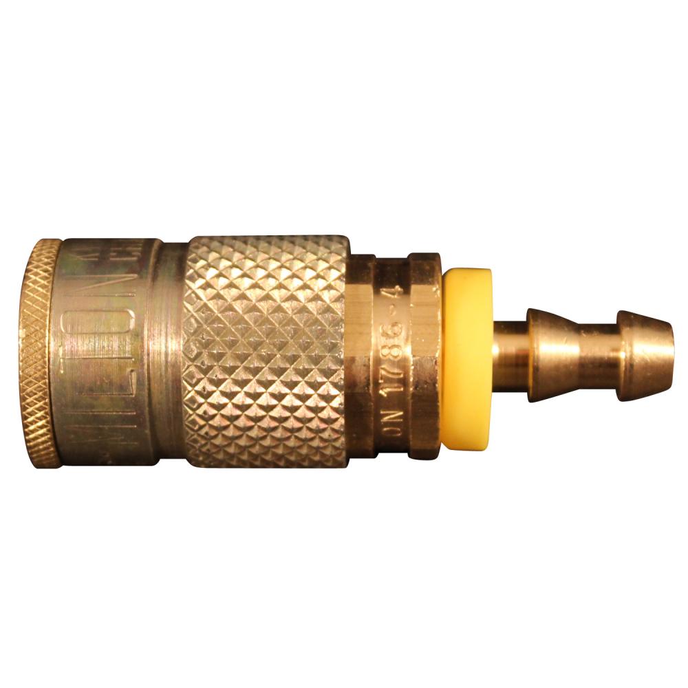 3/8&#34; Hose Barb T-Style Push On and Lock Coupler - Box of 10<span class=' ItemWarning' style='display:block;'>Item is usually in stock, but we&#39;ll be in touch if there&#39;s a problem<br /></span>