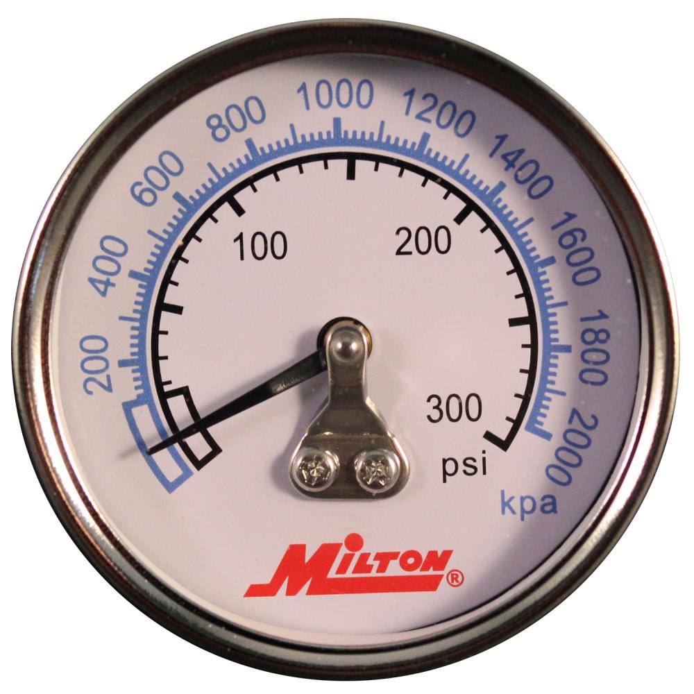 High Pressure Gauge, 1/4&#34; NPT<span class=' ItemWarning' style='display:block;'>Item is usually in stock, but we&#39;ll be in touch if there&#39;s a problem<br /></span>