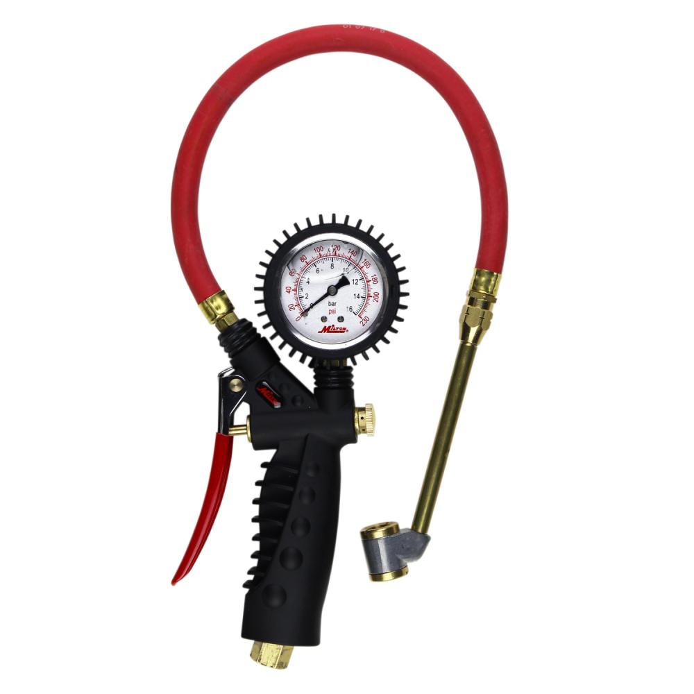 Pro Analog Pistol Grip Tire Inflator, Air Pressure Gauge, Dual Head Air Chuck, 15&#34; Hose, 0-160 P<span class=' ItemWarning' style='display:block;'>Item is usually in stock, but we&#39;ll be in touch if there&#39;s a problem<br /></span>