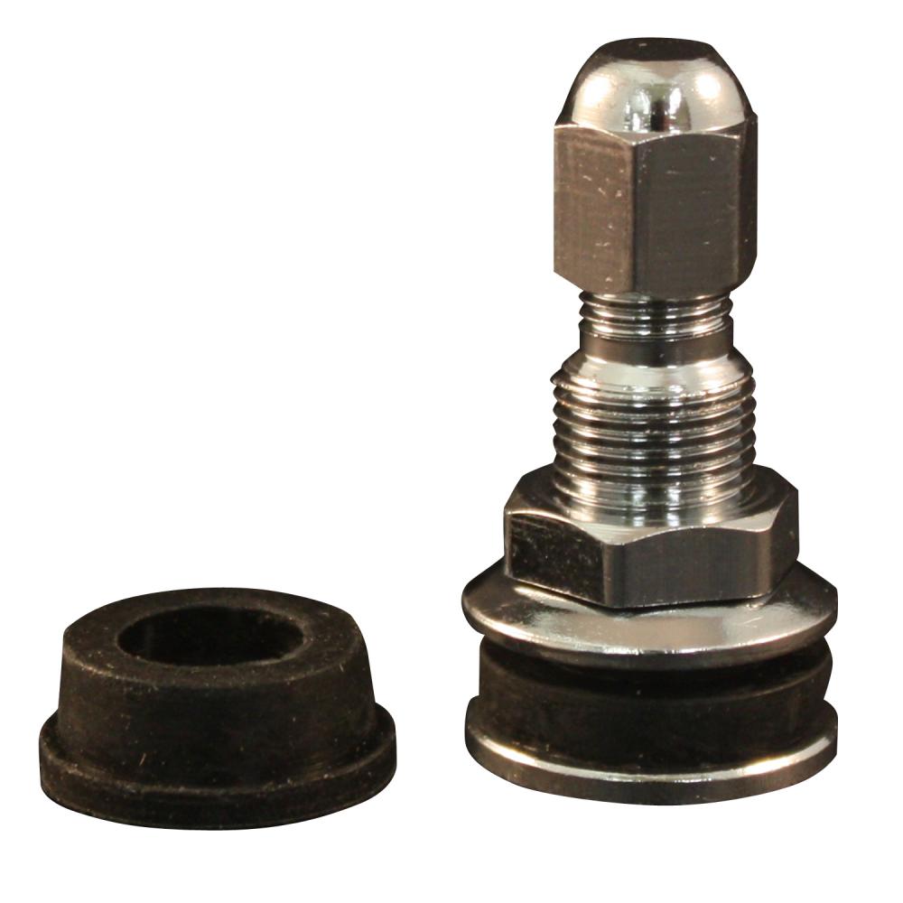 Milton TR416 Universal Clamp-In Tubeless Tire Valve Stems, Metal High Performance Tire Stem Valves F<span class=' ItemWarning' style='display:block;'>Item is usually in stock, but we&#39;ll be in touch if there&#39;s a problem<br /></span>