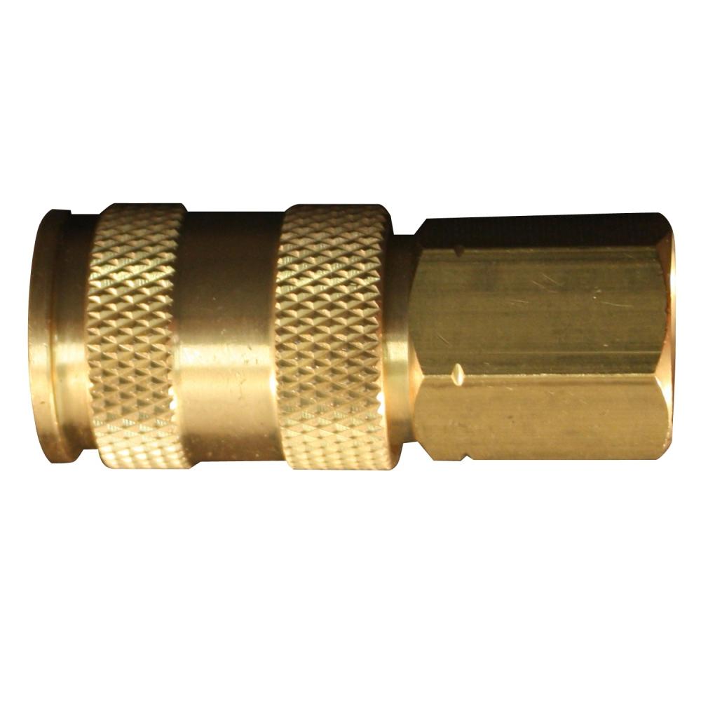 3/8&#34; FNPT HIGHFLOWPRO™ V-Style/European Interchange Air Coupler Fitting (High Volume Low Pressur<span class=' ItemWarning' style='display:block;'>Item is usually in stock, but we&#39;ll be in touch if there&#39;s a problem<br /></span>