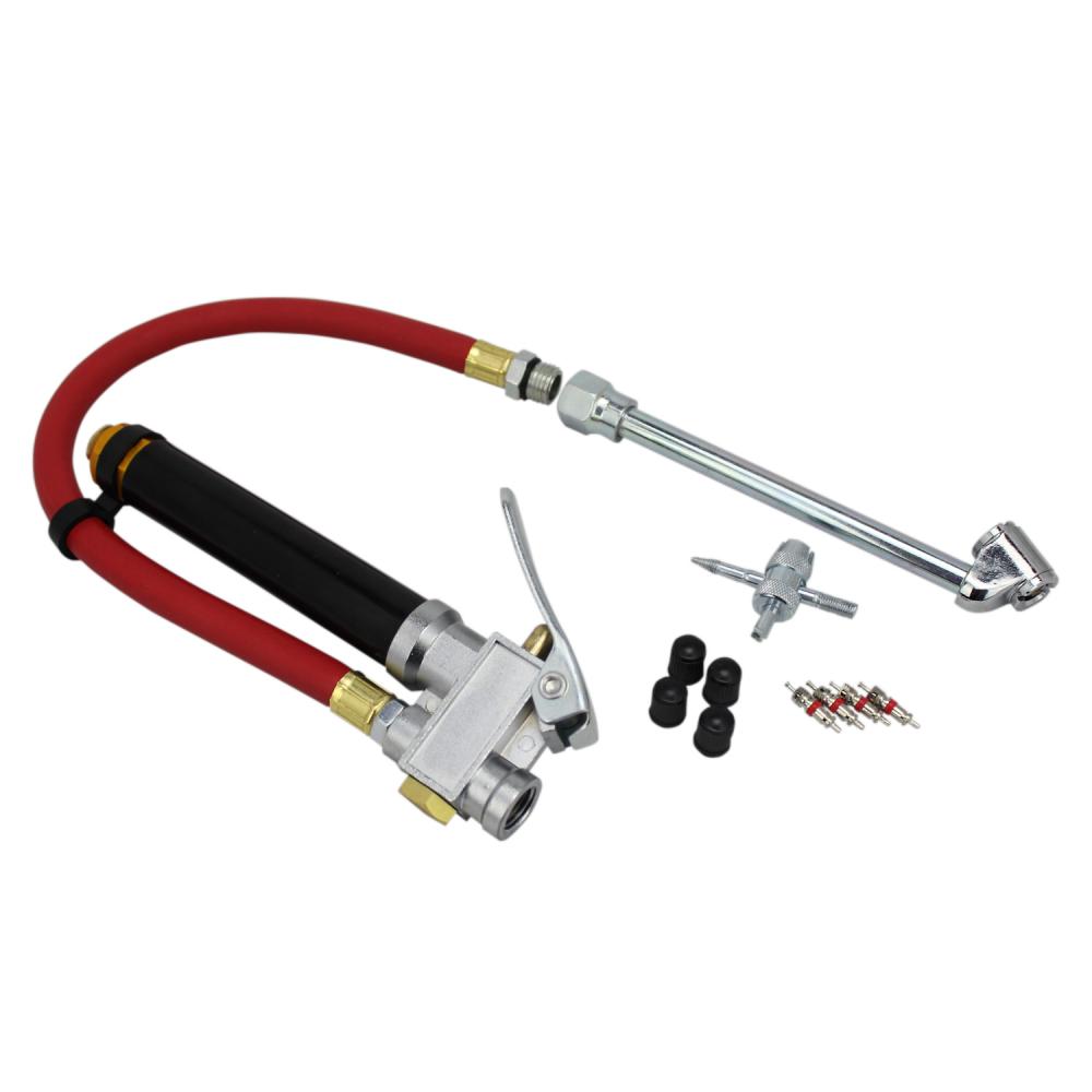 EXELAIR® Analog Bayonet Tire Inflator Kit, Air Pressure Gauge Kit, Dual Foot Air Chuck, 12&#34; Hose<span class=' ItemWarning' style='display:block;'>Item is usually in stock, but we&#39;ll be in touch if there&#39;s a problem<br /></span>