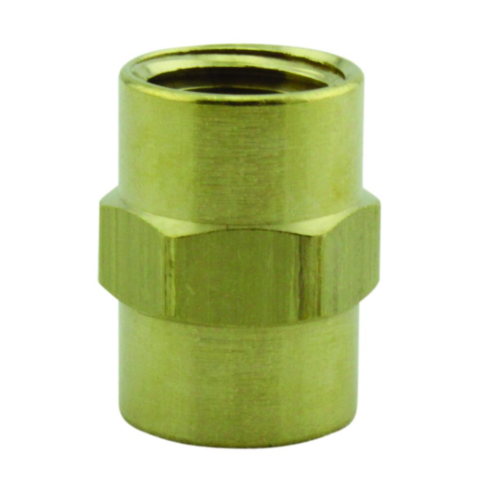 1/4&#34; FNPT Hex Coupling Hose Fitting (2/card, 10-Pack)<span class=' ItemWarning' style='display:block;'>Item is usually in stock, but we&#39;ll be in touch if there&#39;s a problem<br /></span>