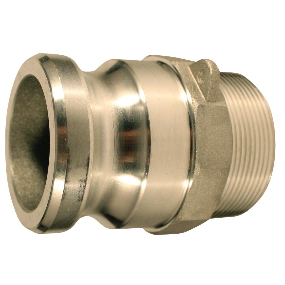 1-1/2&#34; MNPT F-Style Cam and Groove Adapters - Box of 5<span class=' ItemWarning' style='display:block;'>Item is usually in stock, but we&#39;ll be in touch if there&#39;s a problem<br /></span>