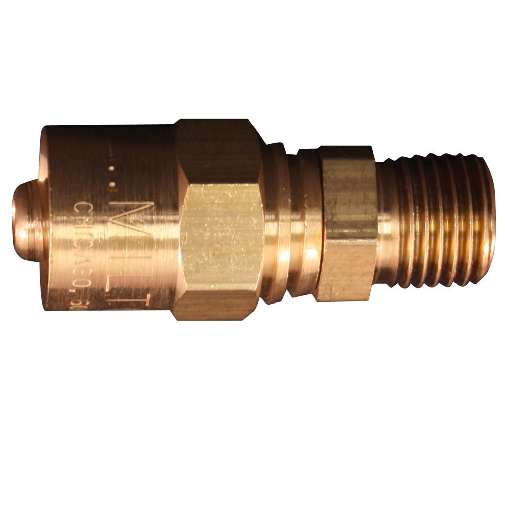 Milton® 615BK 1/4&#34; MNPT Reusable Hose End Fitting - Box of 50<span class=' ItemWarning' style='display:block;'>Item is usually in stock, but we&#39;ll be in touch if there&#39;s a problem<br /></span>