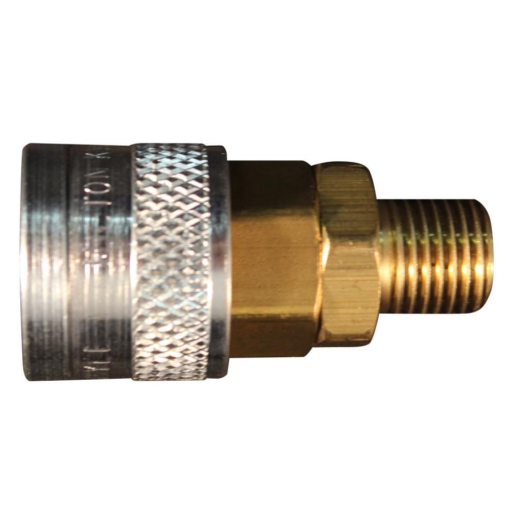 1/4&#34; MNPT M-Style® Push Type Coupler<span class=' ItemWarning' style='display:block;'>Item is usually in stock, but we&#39;ll be in touch if there&#39;s a problem<br /></span>