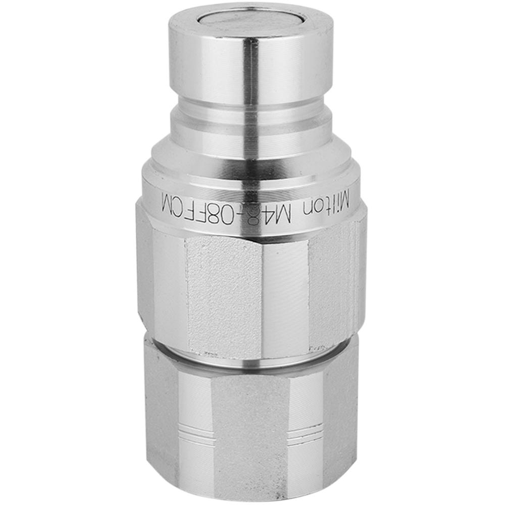 Milton Industrial 1/2&#34; NPTF Hydraulic Flush Face Coupler, Plug Half<span class=' ItemWarning' style='display:block;'>Item is usually in stock, but we&#39;ll be in touch if there&#39;s a problem<br /></span>