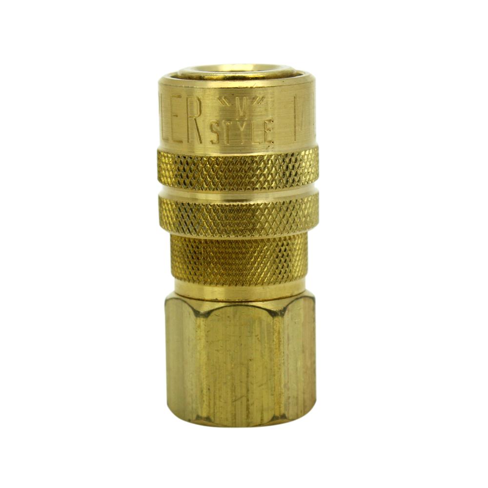 Milton Industrial Coupler 3/8&#34; NPT Male Brass Air Coupler, M-STYLE® Quick Connect Air Coupler, 7<span class=' ItemWarning' style='display:block;'>Item is usually in stock, but we&#39;ll be in touch if there&#39;s a problem<br /></span>