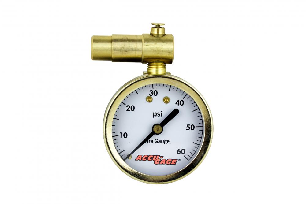 ACCU-GAGE® Presta Valve Tire Pressure Gauge, Bleeder Valve, 0-60 PSI Bicycle Tire Gauge, ANSI Certif<span class=' ItemWarning' style='display:block;'>Item is usually in stock, but we&#39;ll be in touch if there&#39;s a problem<br /></span>