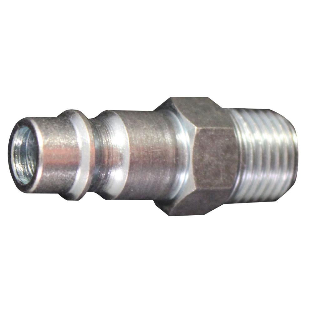 1/4&#34; MNPT HIGHFLOWPRO™ V-Style/European Interchange Steel Air Plug Fitting (High Volume Low Pres<span class=' ItemWarning' style='display:block;'>Item is usually in stock, but we&#39;ll be in touch if there&#39;s a problem<br /></span>