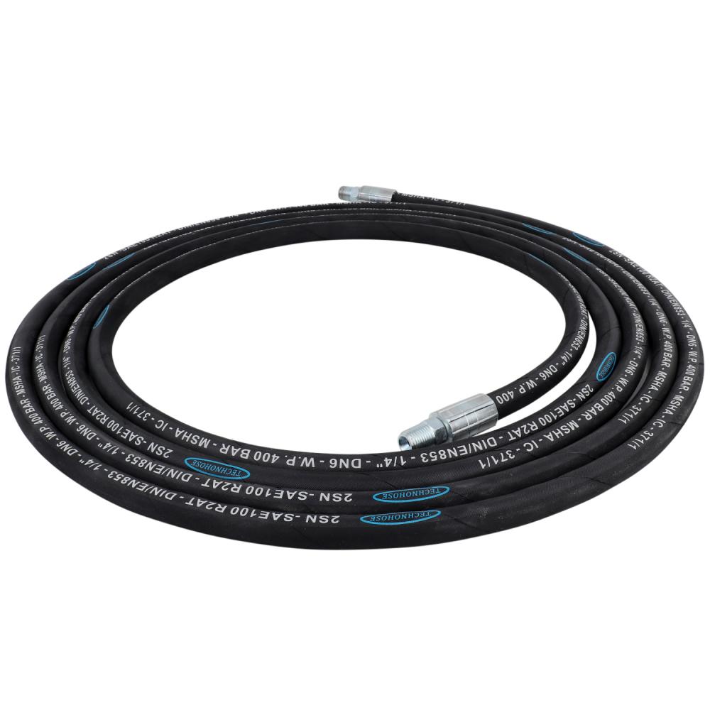 High-Pressure Replacement Hose 1/4 In X 12 Ft. For Zeeline Grease Pumps<span class=' ItemWarning' style='display:block;'>Item is usually in stock, but we&#39;ll be in touch if there&#39;s a problem<br /></span>