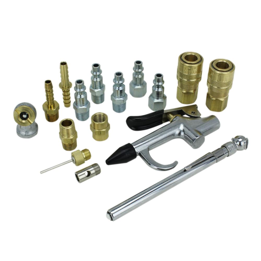 Milton Air Compressor Accessory Tool Kit, 1/4&#34; NPT Air Hose Tool Fittings,Tire Pressure Gauge, S<span class=' ItemWarning' style='display:block;'>Item is usually in stock, but we&#39;ll be in touch if there&#39;s a problem<br /></span>