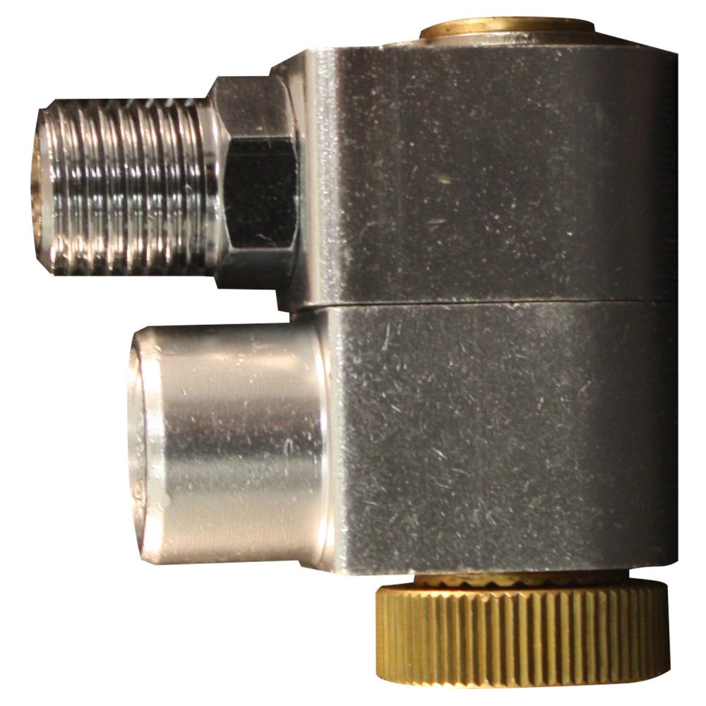 Milton® S-657-2 1/4&#34; NPT Swivel Hose Fitting Connector with Flow Control<span class='Notice ItemWarning' style='display:block;'>Item has been discontinued<br /></span>