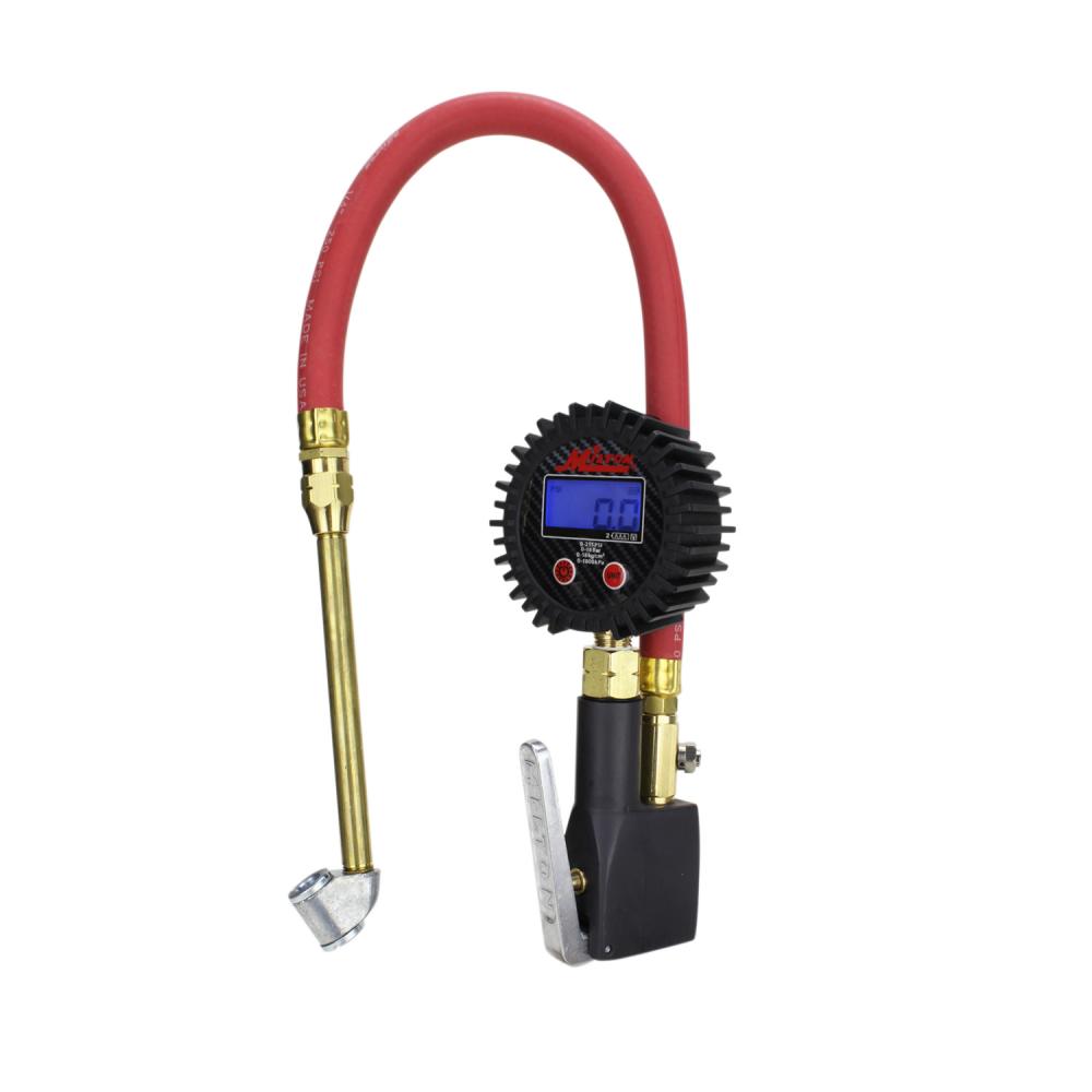 Compact Digital Tire Inflator, Air Pressure Gauge, Dual Head Air Chuck, 15&#34; Hose, 1/4&#34; NPT, <span class=' ItemWarning' style='display:block;'>Item is usually in stock, but we&#39;ll be in touch if there&#39;s a problem<br /></span>