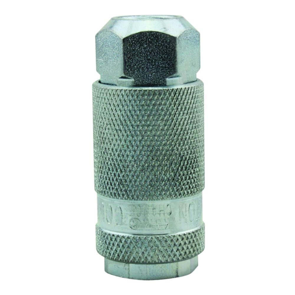 Milton Air Coupler Steel L-Style Pneumatic Tool Fitting 1/4&#34; NPT Female, 790BK (Pack of 100)<span class=' ItemWarning' style='display:block;'>Item is usually in stock, but we&#39;ll be in touch if there&#39;s a problem<br /></span>