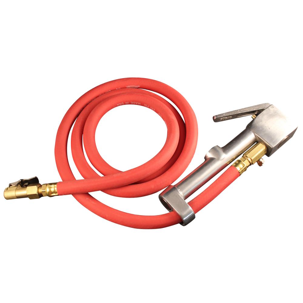 Milton Analog Tire Inflator with Pressure Gauge, 5-ft Air Hose Full Swivel Easy Straight Clip-On Air<span class=' ItemWarning' style='display:block;'>Item is usually in stock, but we&#39;ll be in touch if there&#39;s a problem<br /></span>