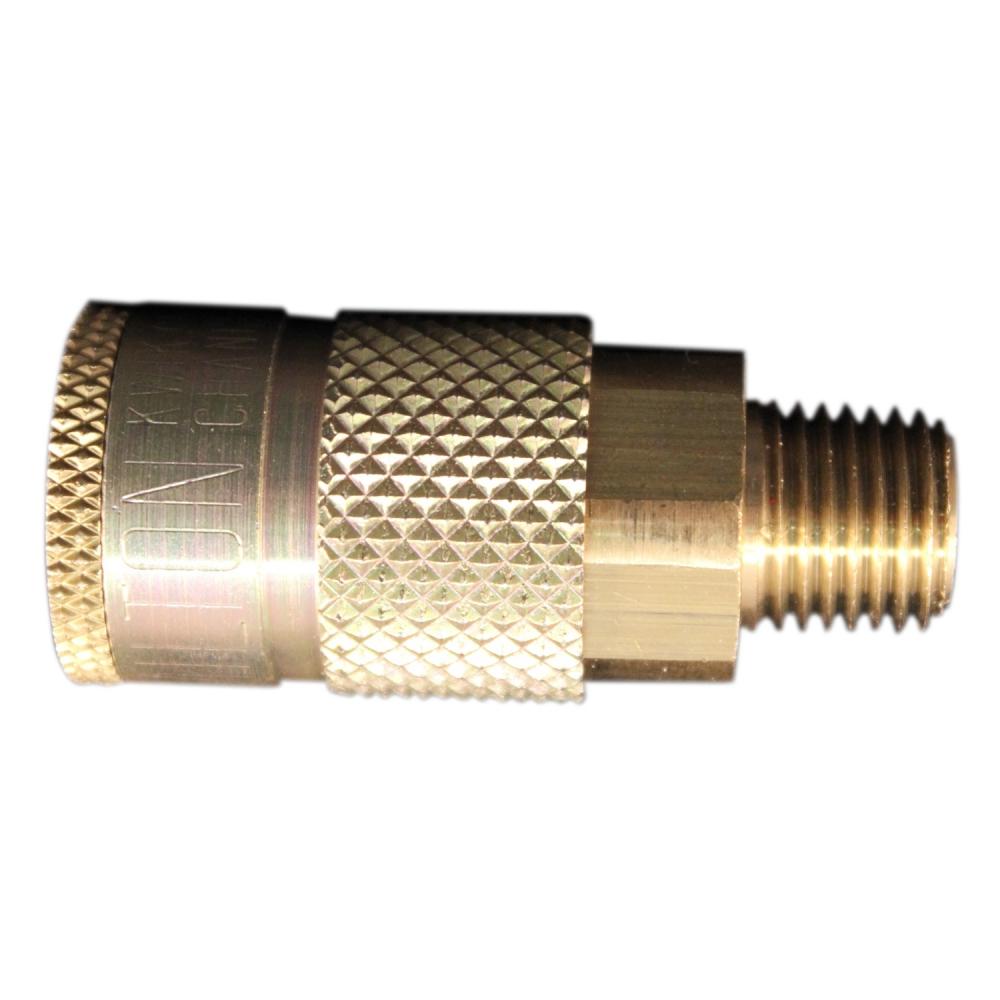 1/4&#34; MNPT T-Style Coupler (1/card, 10-Pack)<span class=' ItemWarning' style='display:block;'>Item is usually in stock, but we&#39;ll be in touch if there&#39;s a problem<br /></span>