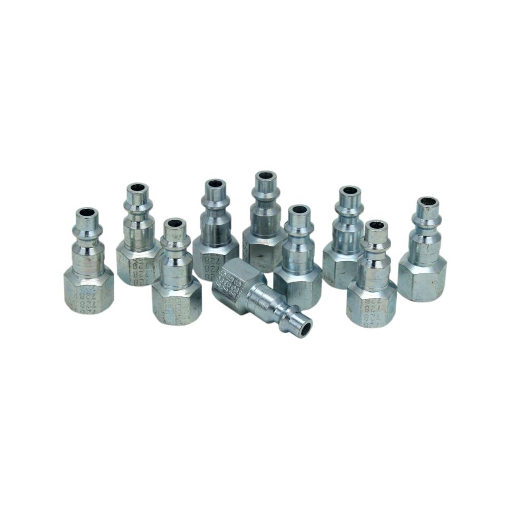 Milton Air Plug Steel M-STYLE® Air Tool Fitting 1/4&#34; NPT Female, 728 (Pack of 10)<span class=' ItemWarning' style='display:block;'>Item is usually in stock, but we&#39;ll be in touch if there&#39;s a problem<br /></span>