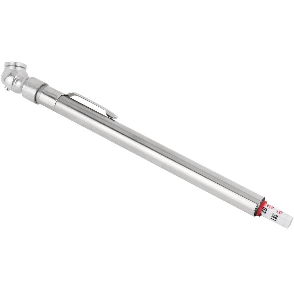 Milton Tire Pressure Gauge, Single Ball-Head Air Chuck, Nickel-plated Brass Pencil Tire Gauge, 20-12<span class=' ItemWarning' style='display:block;'>Item is usually in stock, but we&#39;ll be in touch if there&#39;s a problem<br /></span>