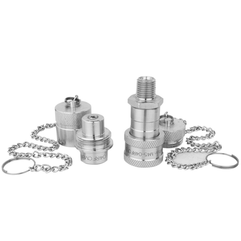 Milton Industrial 1/4&#34; NPTF Hydraulic Regular Flow Coupler, Complete Set<span class=' ItemWarning' style='display:block;'>Item is usually in stock, but we&#39;ll be in touch if there&#39;s a problem<br /></span>