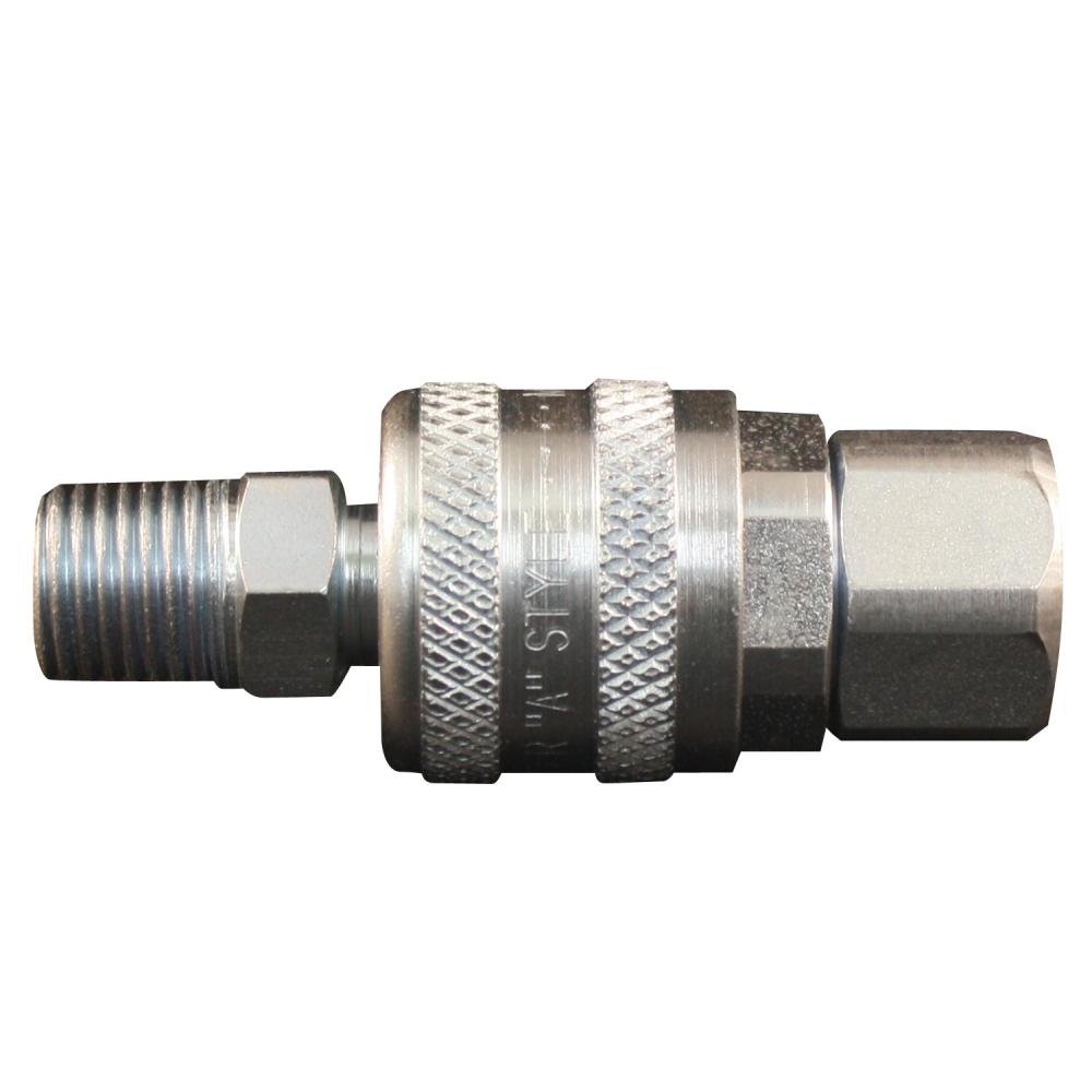 1/4&#34; NPT A-Style Coupler and Plug (2/card)<span class=' ItemWarning' style='display:block;'>Item is usually in stock, but we&#39;ll be in touch if there&#39;s a problem<br /></span>