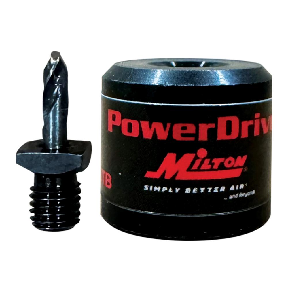 PowerDrive 1/4-Inch Drive Ratchet Drill Socket Adapter With 1/8-Inch Threaded Stub Drill Bit<span class=' ItemWarning' style='display:block;'>Item is usually in stock, but we&#39;ll be in touch if there&#39;s a problem<br /></span>