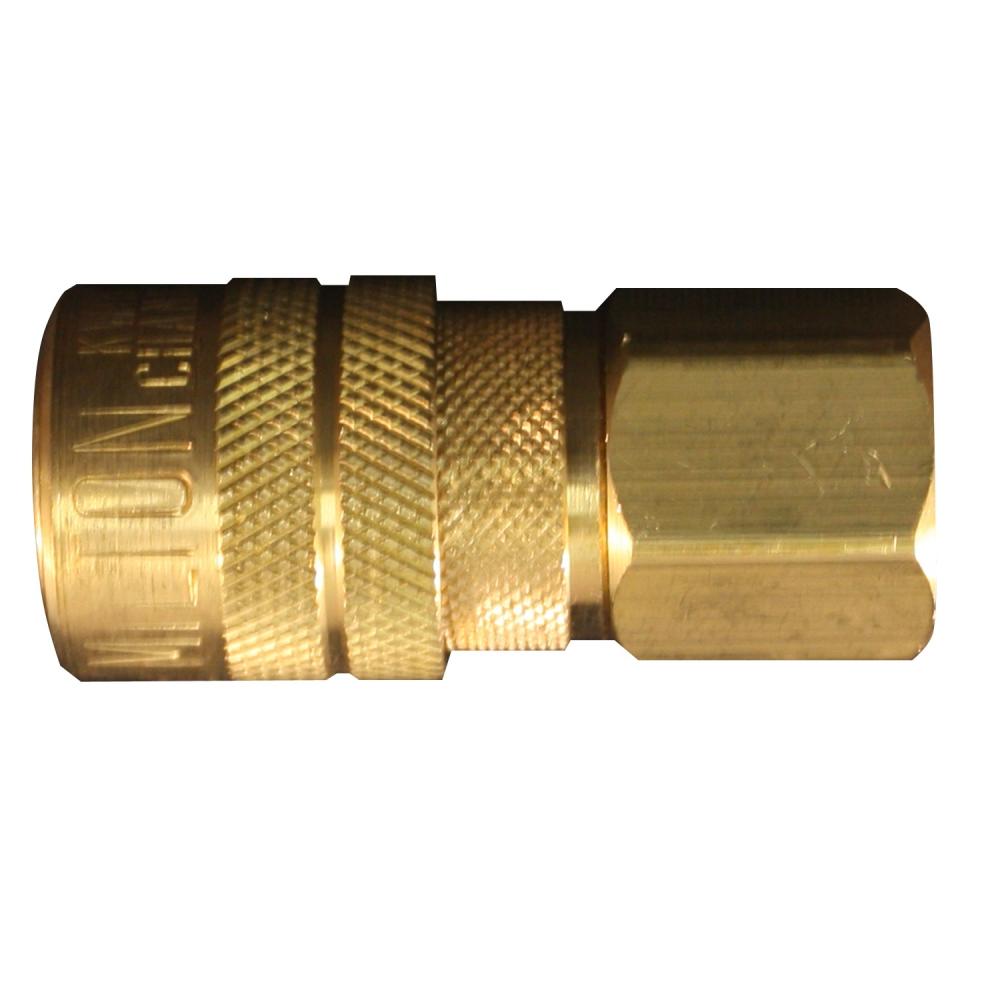 3/8&#34; FNPT M-Style® Coupler (1/card, 10-Pack)<span class=' ItemWarning' style='display:block;'>Item is usually in stock, but we&#39;ll be in touch if there&#39;s a problem<br /></span>