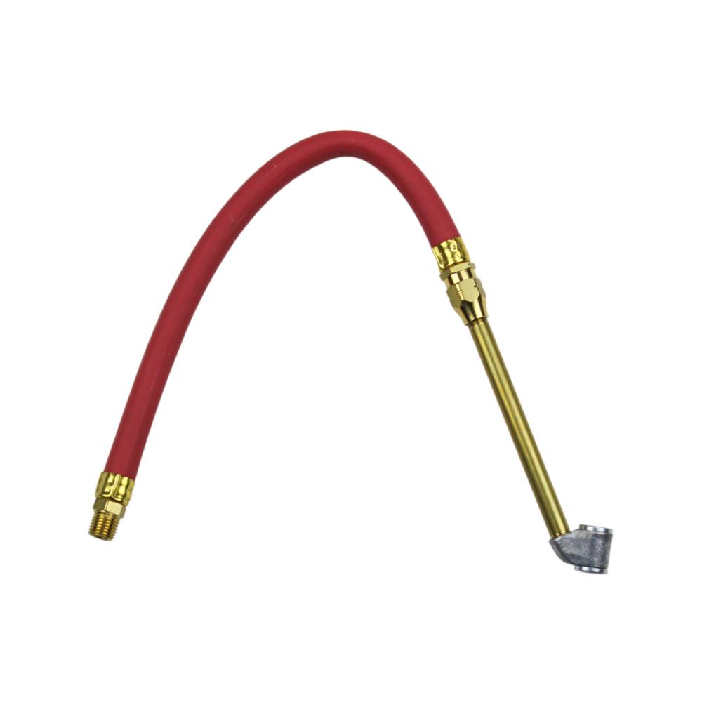 Milton® (527) 12&#34; Bayonet Inflator Gauge Hose Whip Replacement – Dual truck Tire Chuck Head<span class=' ItemWarning' style='display:block;'>Item is usually in stock, but we&#39;ll be in touch if there&#39;s a problem<br /></span>