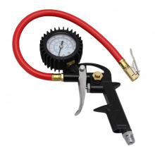 Milton EX0500P - EXELAIR® Analog Tire Inflator, Air Pressure Gauge, Easy-Clip Air Chuck , 13" Hose, 0-150 PSI