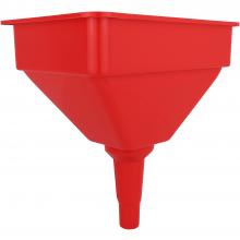 Milton ZE764 - Polyethylene Funnel w/ Screen- 10" X 7" top