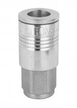 Milton 1805BK - Milton Air Coupler 3/8" NPT Female Steel, P-Style Air Compressor Quick Connect Air Coupler, 1805