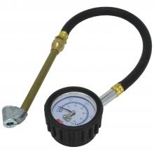 Milton s-935 - Dial Tire Pressure Gauge, Air Pressure Gauge, Dual Head Air Chuck, 12" Hose, 0-60 PSI