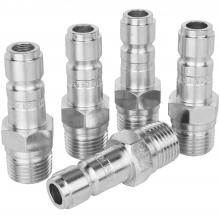 Milton 1817 - Milton Industrial Air Plug Tool Fitting, G-Style 1/2-in MNPT, 300 PSI/99 SCFM, High SCFM Air Compres