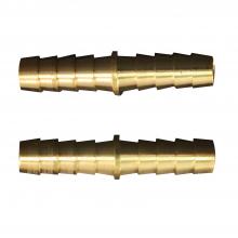 Milton S-642W - Milton Air Hose Mender Fitting, 3/8-in ID Hose Barb End Fitting, Straight Brass Barbed Air Hose Repa