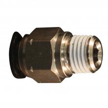 Milton S-2200-8W - 1/8" MNPT 3/8" OD Push to Connect Tube Fitting (1/card)