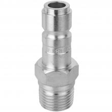 Milton S-1817 - Milton Industrial Air Plug Tool Fitting, G-Style 1/2-in MNPT, 300 PSI/99 SCFM, High SCFM Air Compres